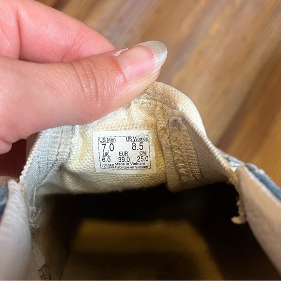 Denim Floral Platform Vans - Picture 10 of 10